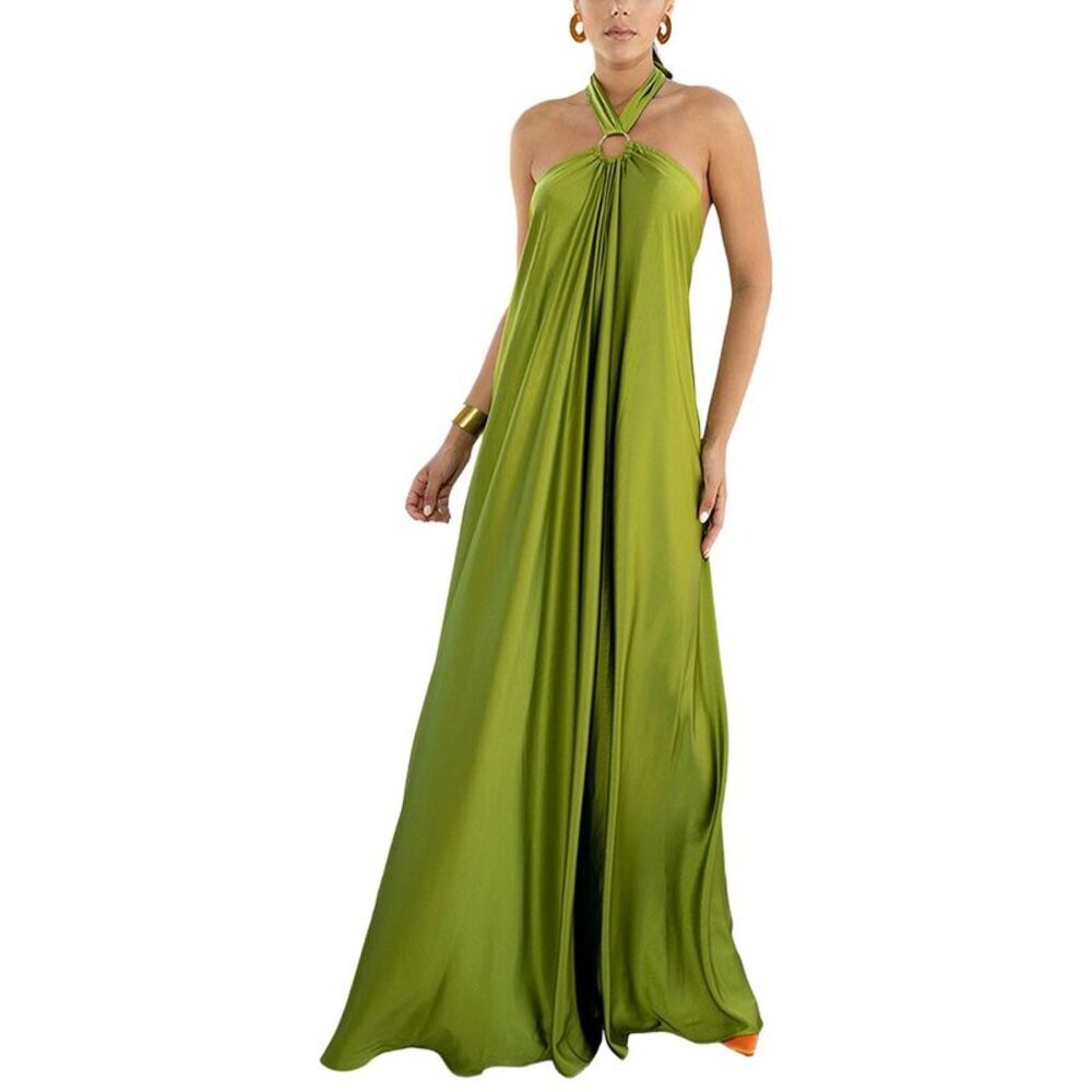 Florida Womens Charlotte Solid Maxi Dress
